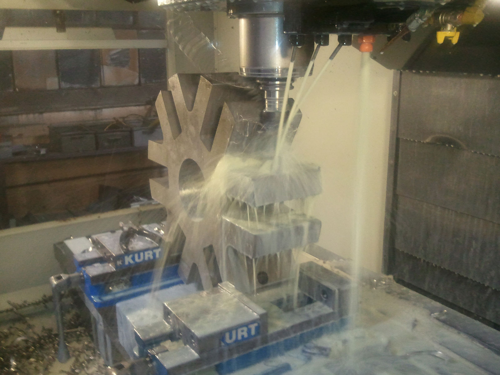 Huron Fabrication waterjet cutting